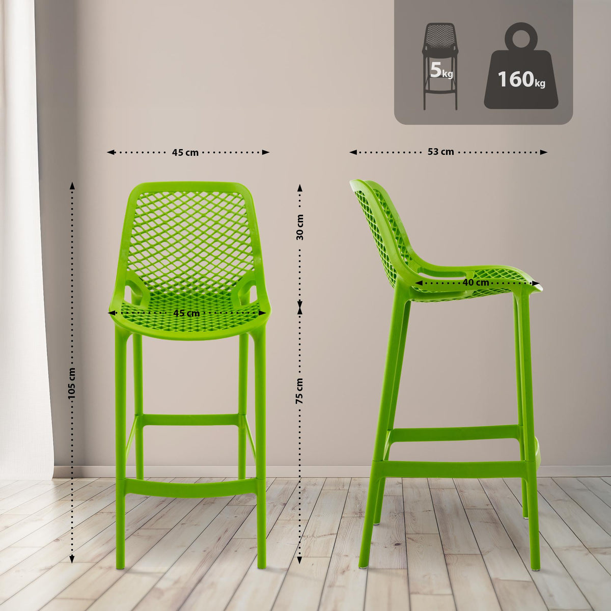 Barhocker Air – Ansicht 2