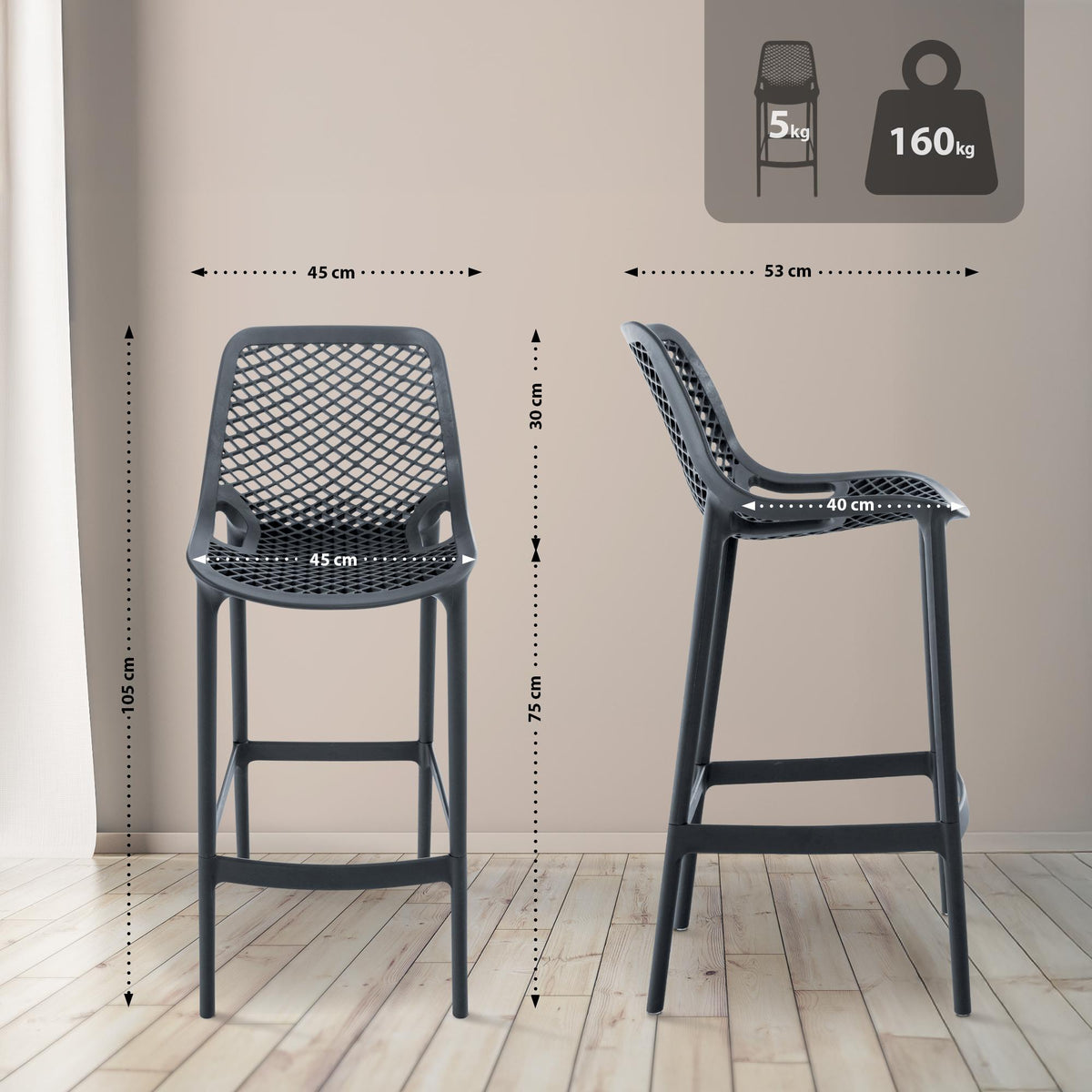 Barhocker Air – Ansicht 9