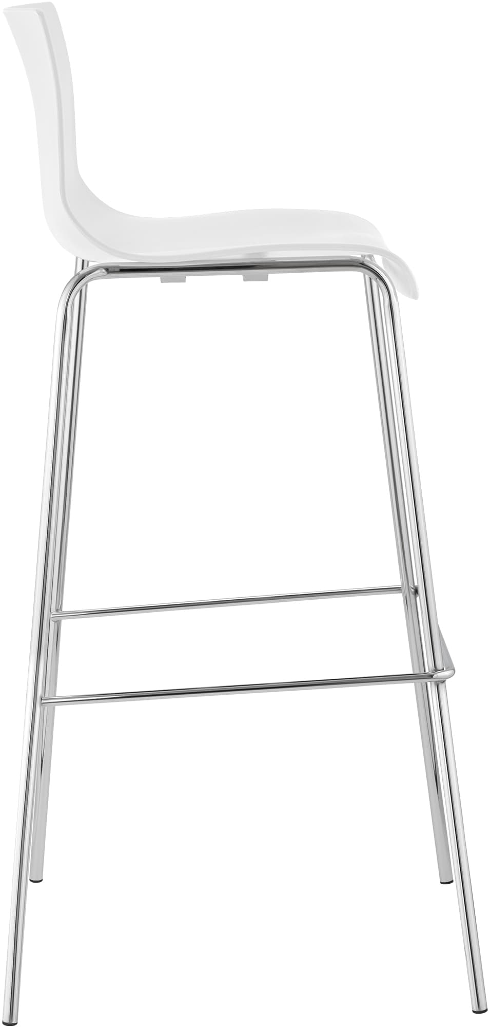 Barhocker Hoover Chrom 4-Fuß Gestell – Ansicht 5