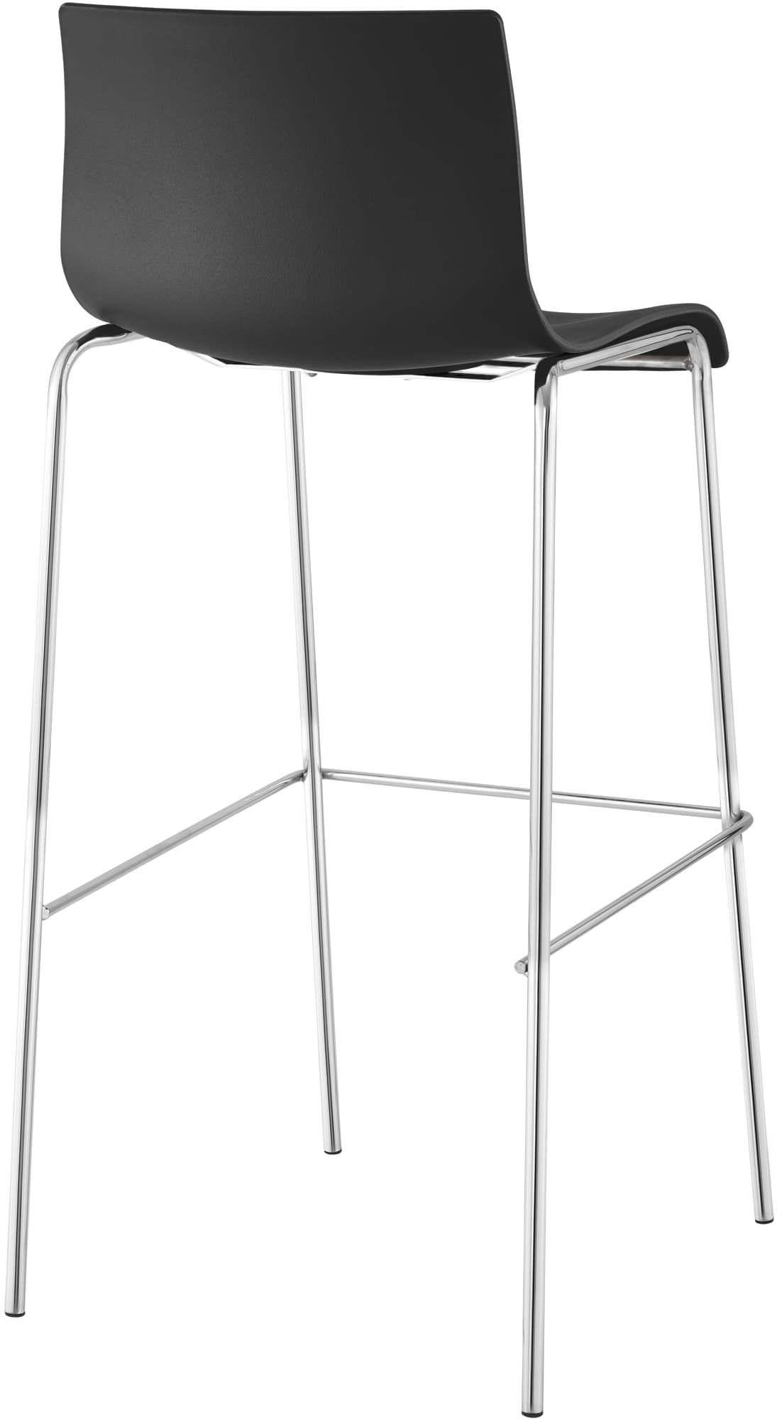 Barhocker Hoover Chrom 4-Fuß Gestell – Ansicht 13