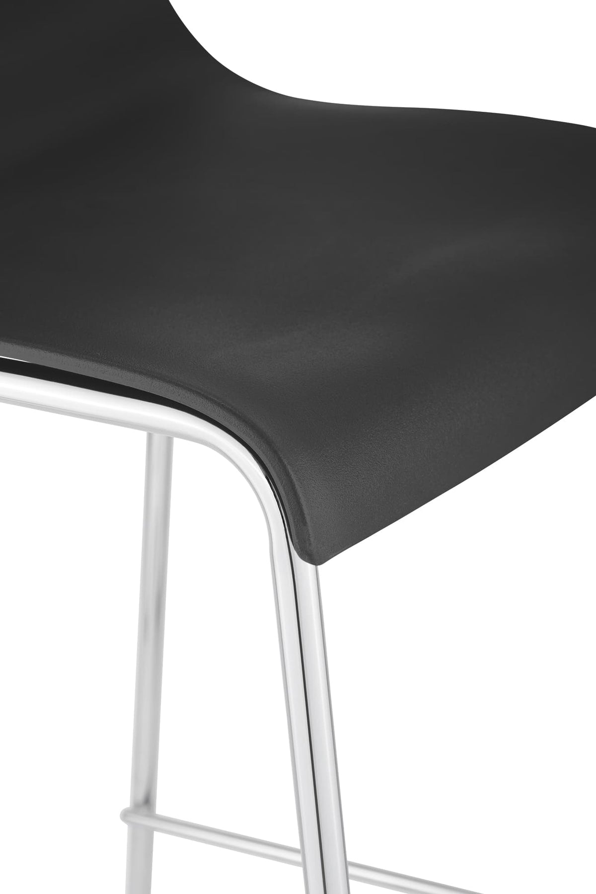 Barhocker Hoover Chrom 4-Fuß Gestell – Ansicht 14