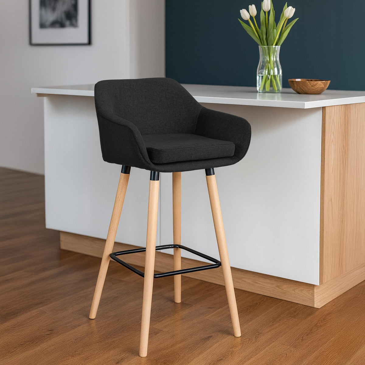 2er Set Barhocker Grant Stoff – Ansicht 3