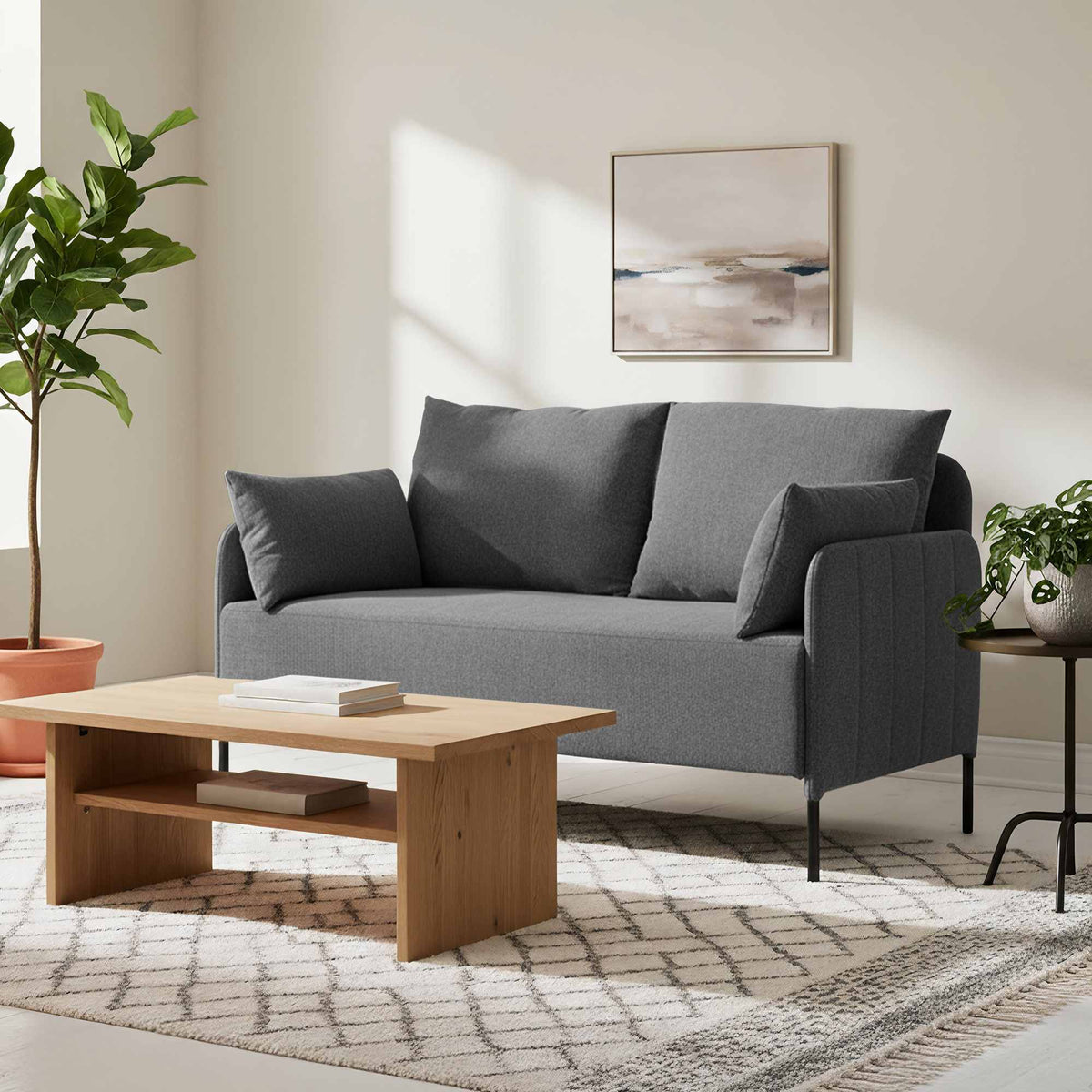 Ziden Couch 2 Sitzer Stoff – Ansicht 10