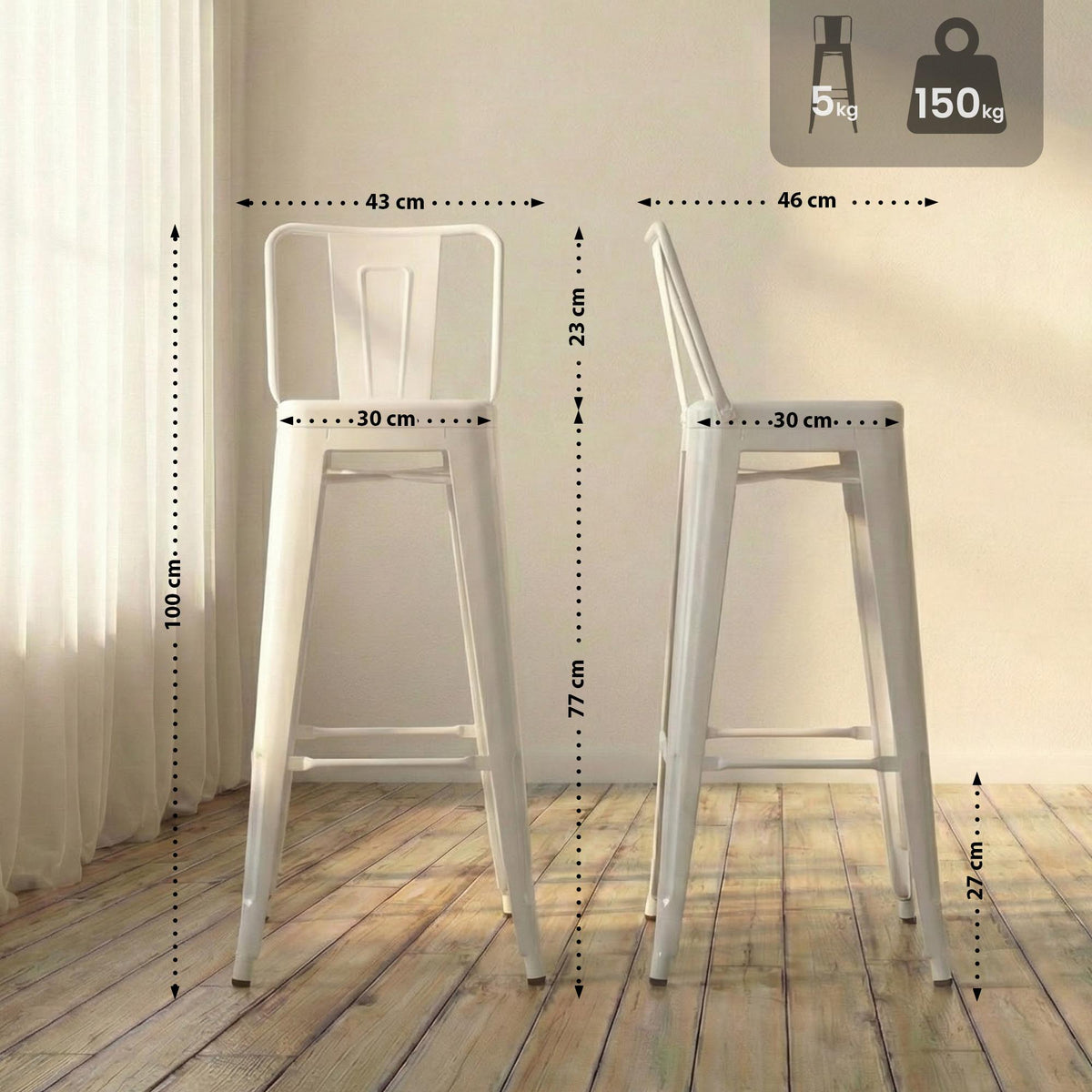 Barhocker Mason – Ansicht 2