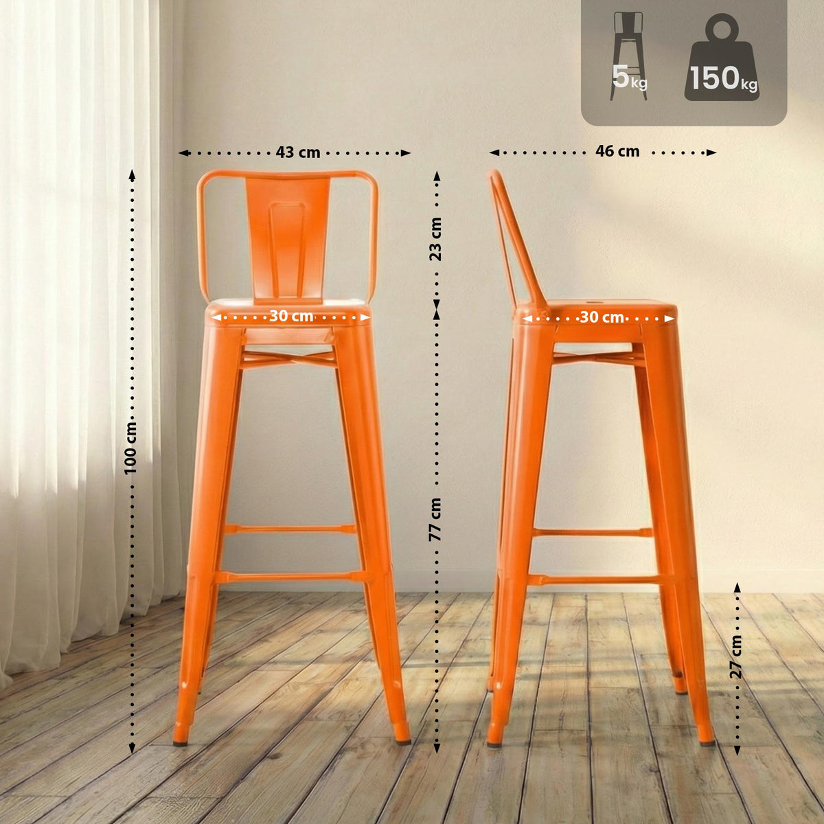 Barhocker Mason – Ansicht 9
