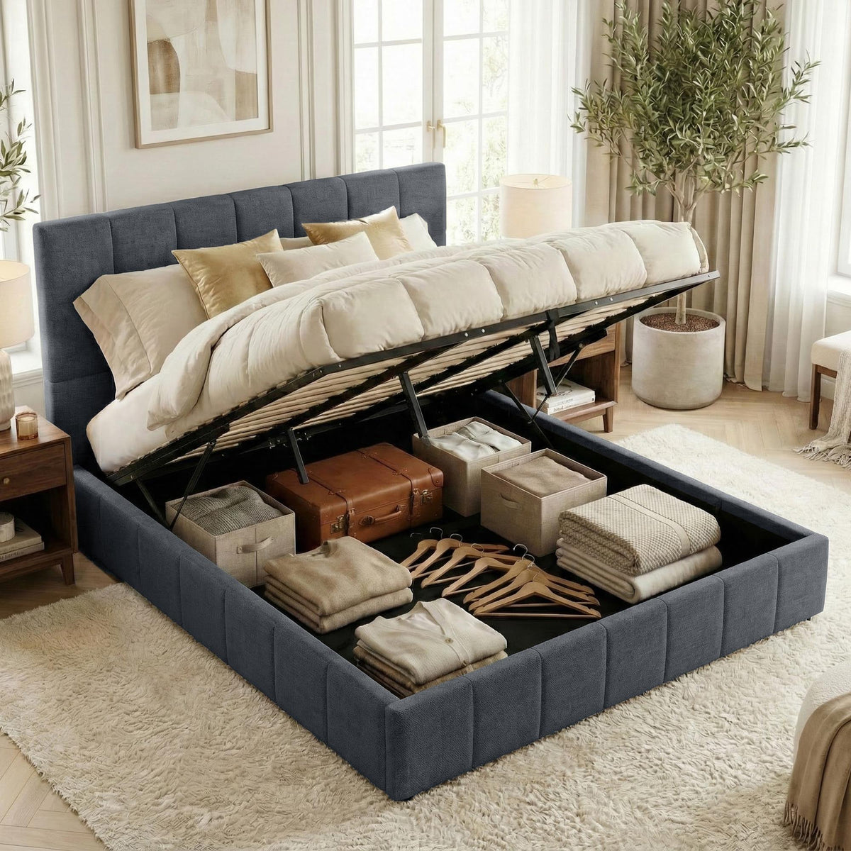 Bett Ladia Stoff 180x200 cm – Ansicht 8