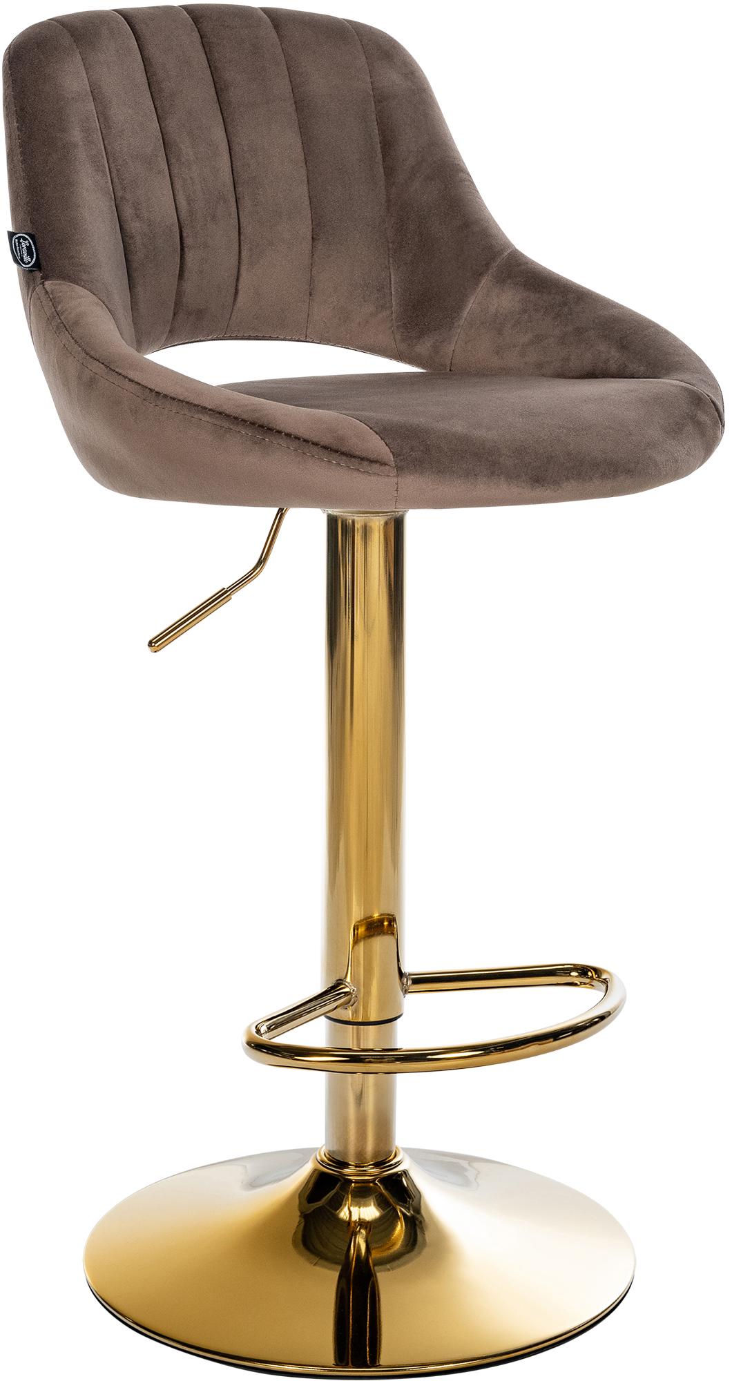 Barhocker Milet Samt gold – Ansicht 8