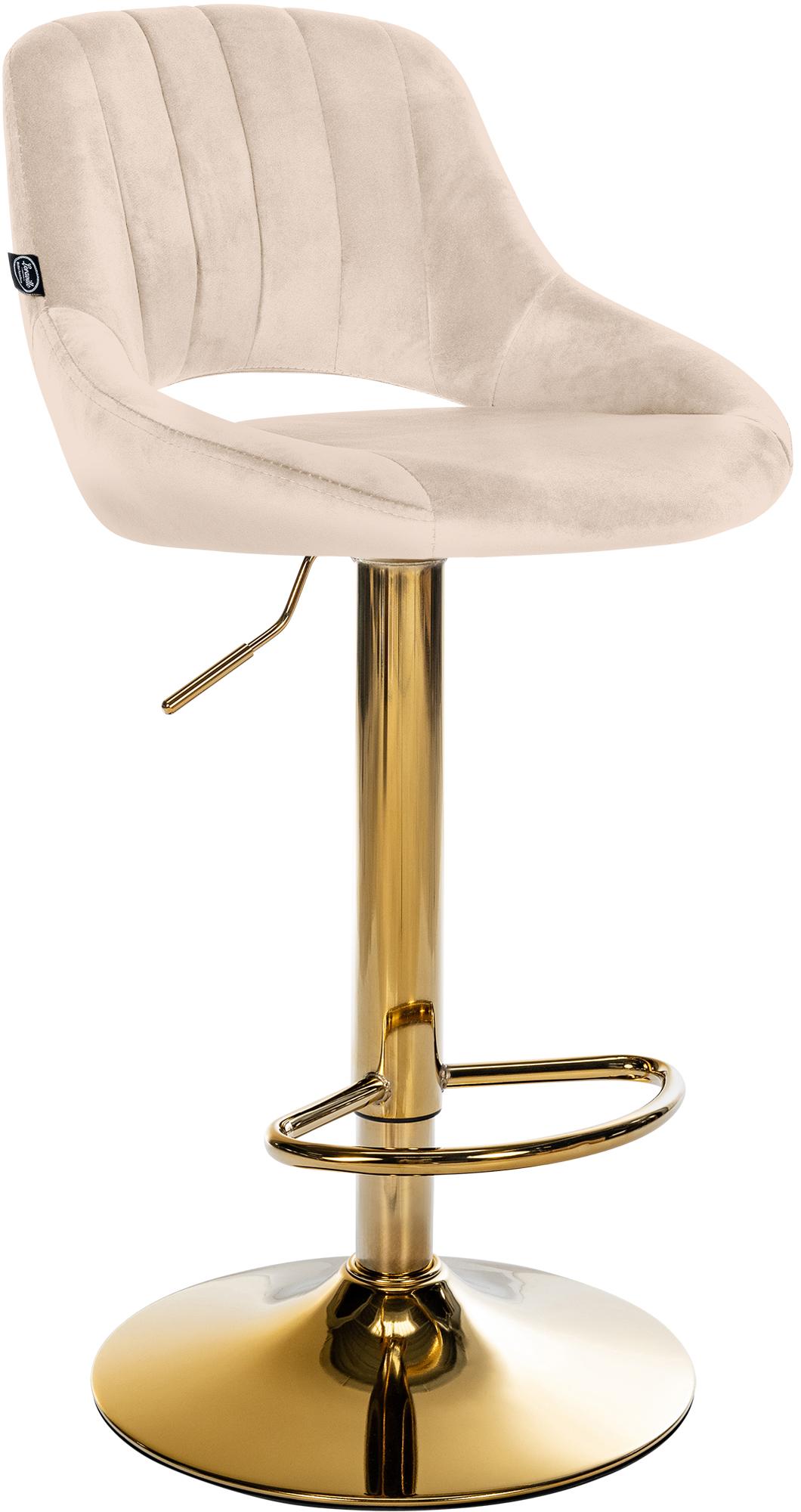 Barhocker Milet Samt gold – Ansicht 15