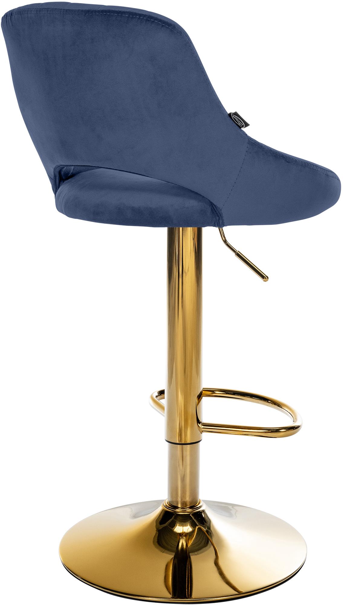 2er Set Barhocker Milet Samt G – Ansicht 6