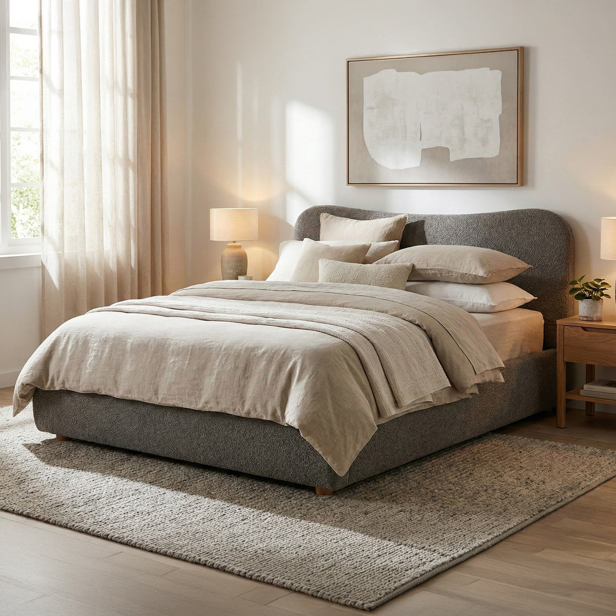 Bett Maido Teddy Stoff 180x200 cm – Ansicht 12