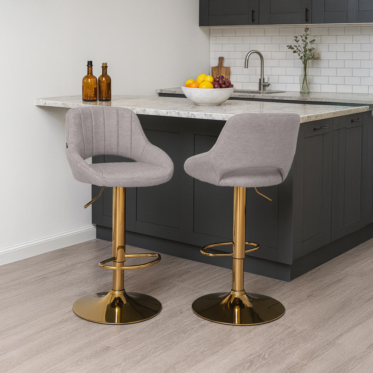 2er Set Barhocker Milet Stoff G – Ansicht 17