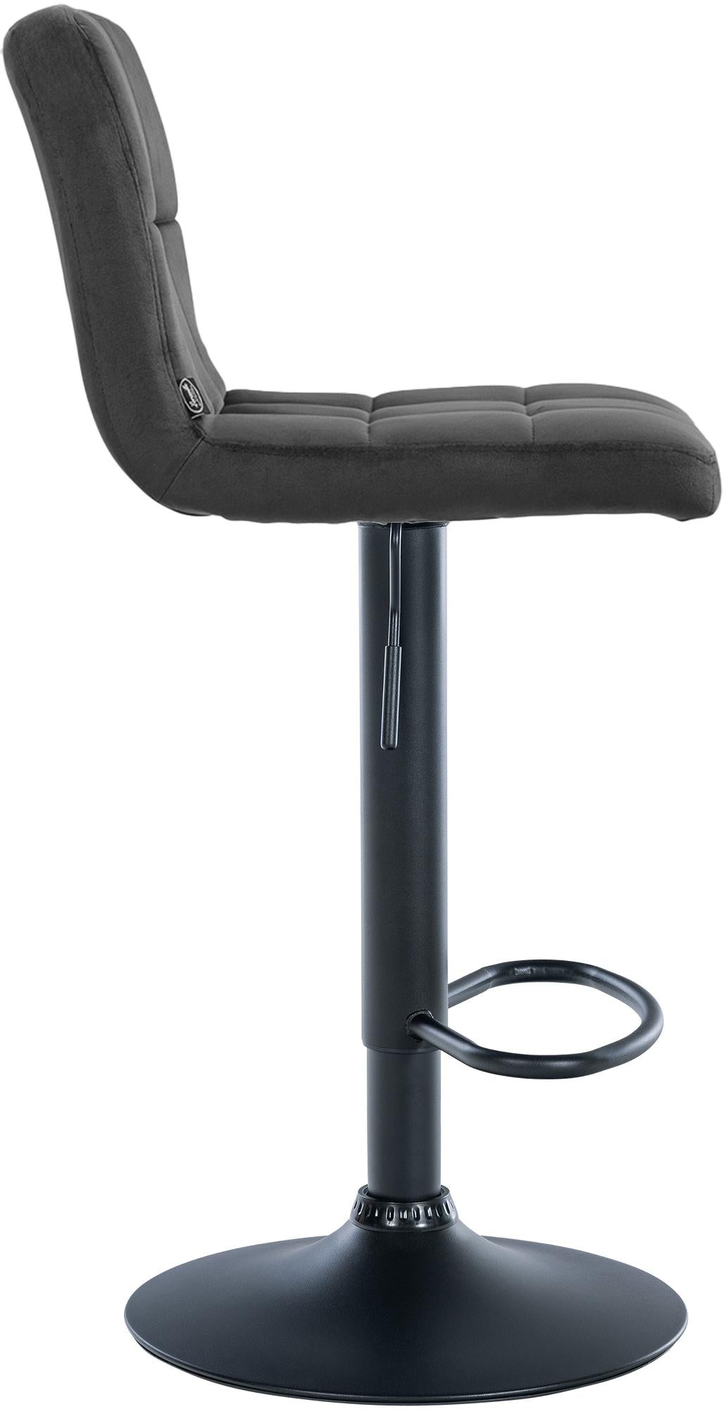 Barhocker Peru Samt schwarz – Ansicht 20