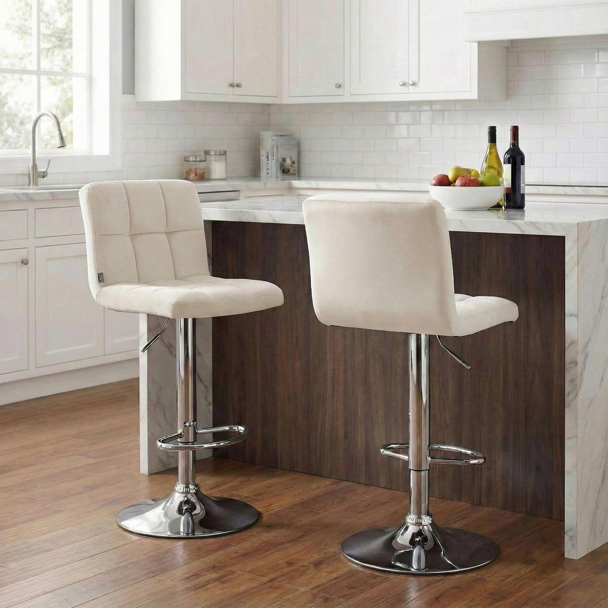 Barhocker Peru Samt chrom – Ansicht 10