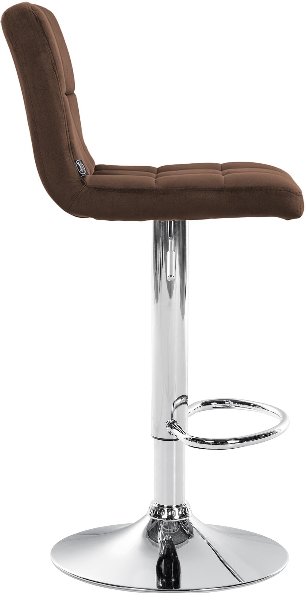 Barhocker Peru Samt chrom – Ansicht 6
