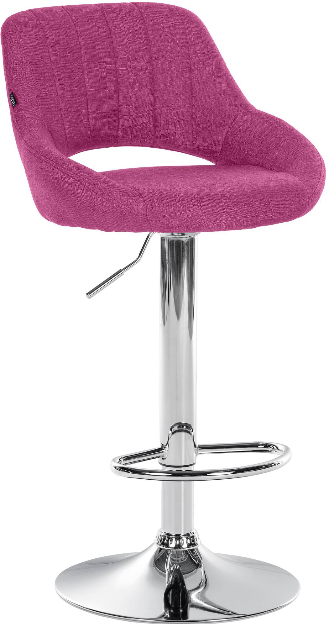 Barhocker Milet Stoff chrom
