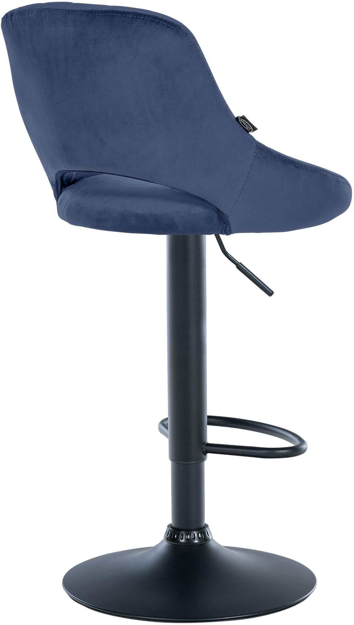 Barhocker Milet Samt schwarz – Ansicht 6