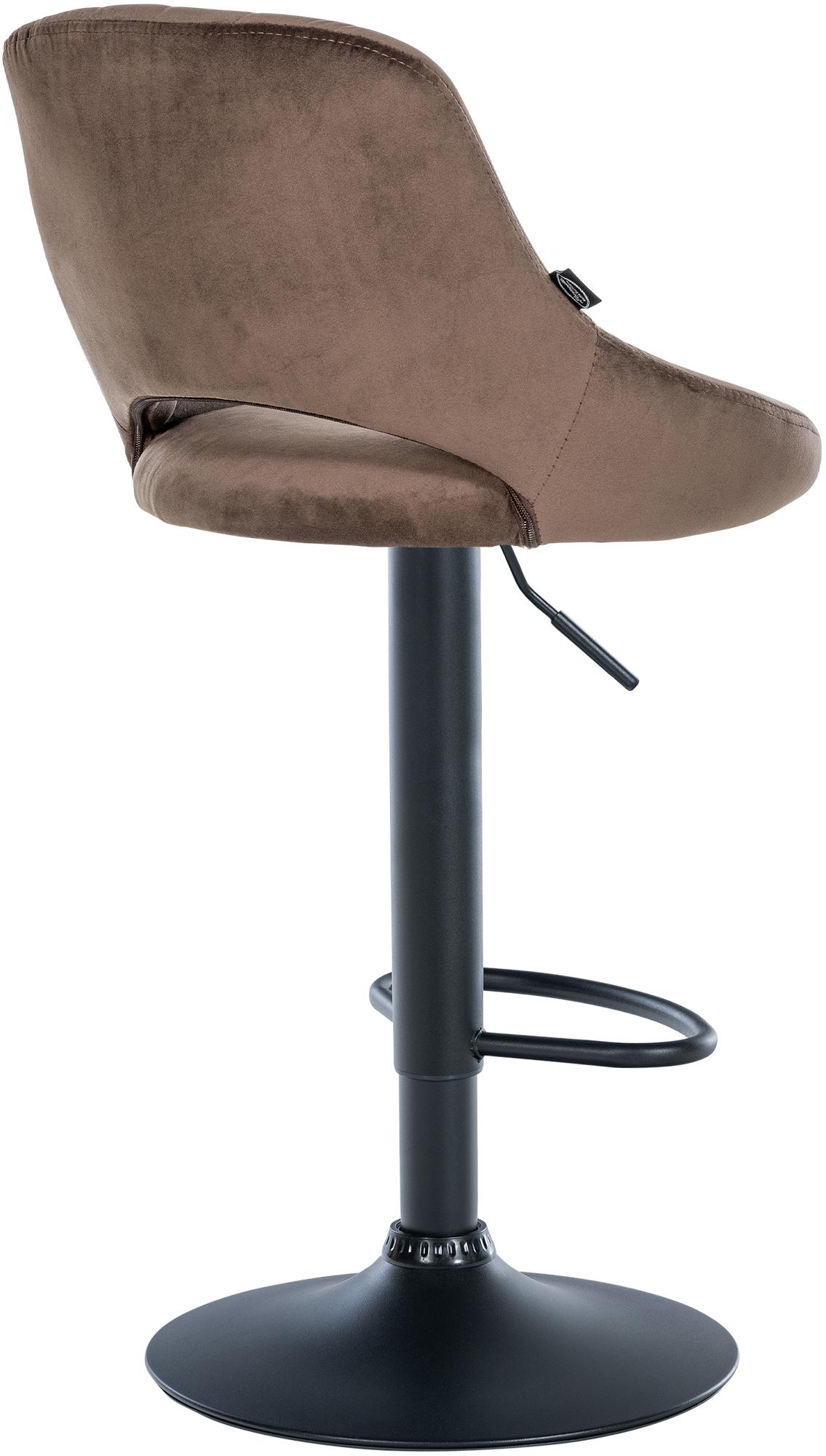 Barhocker Milet Samt schwarz – Ansicht 13