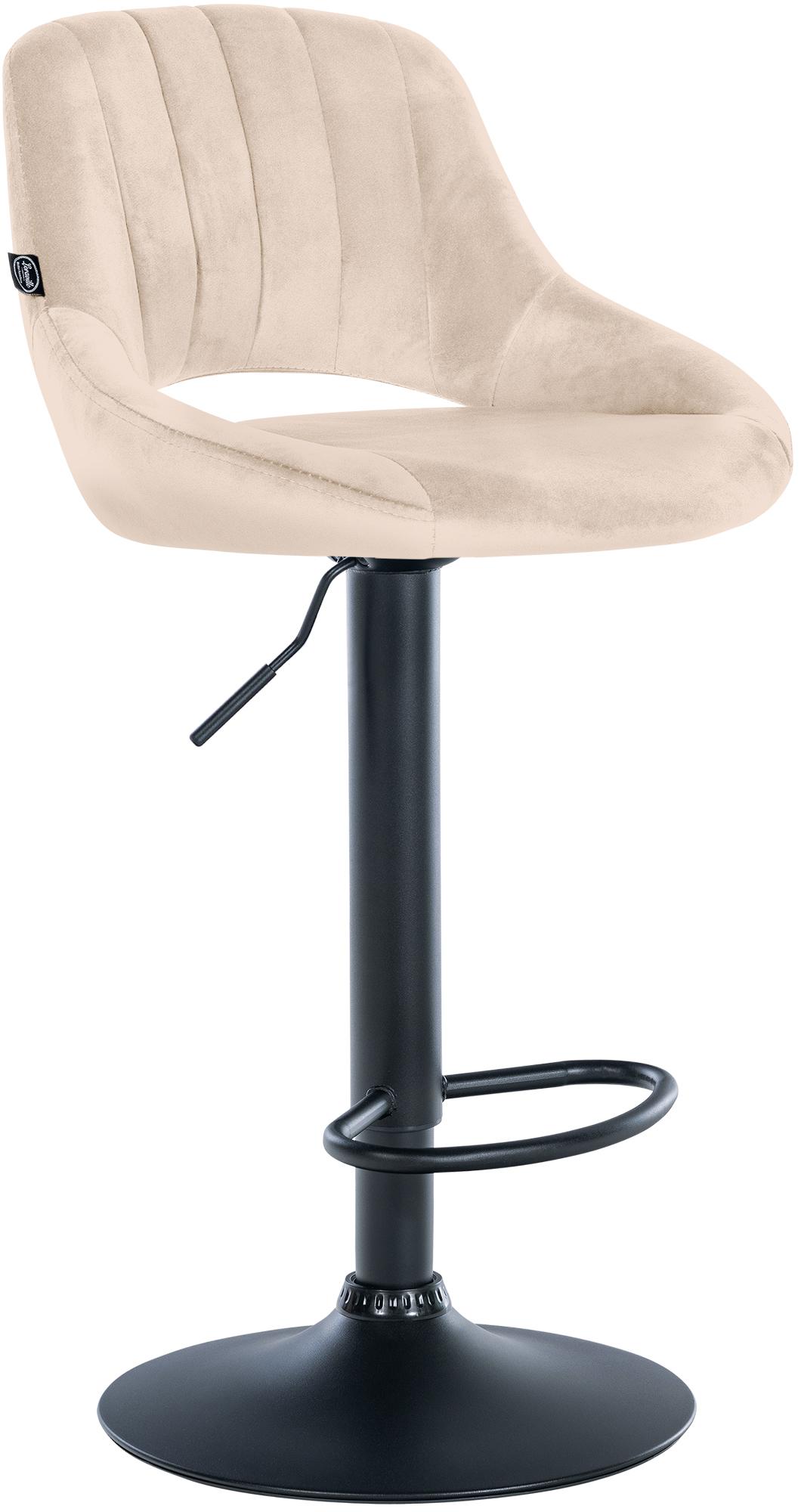 Barhocker Milet Samt schwarz – Ansicht 15