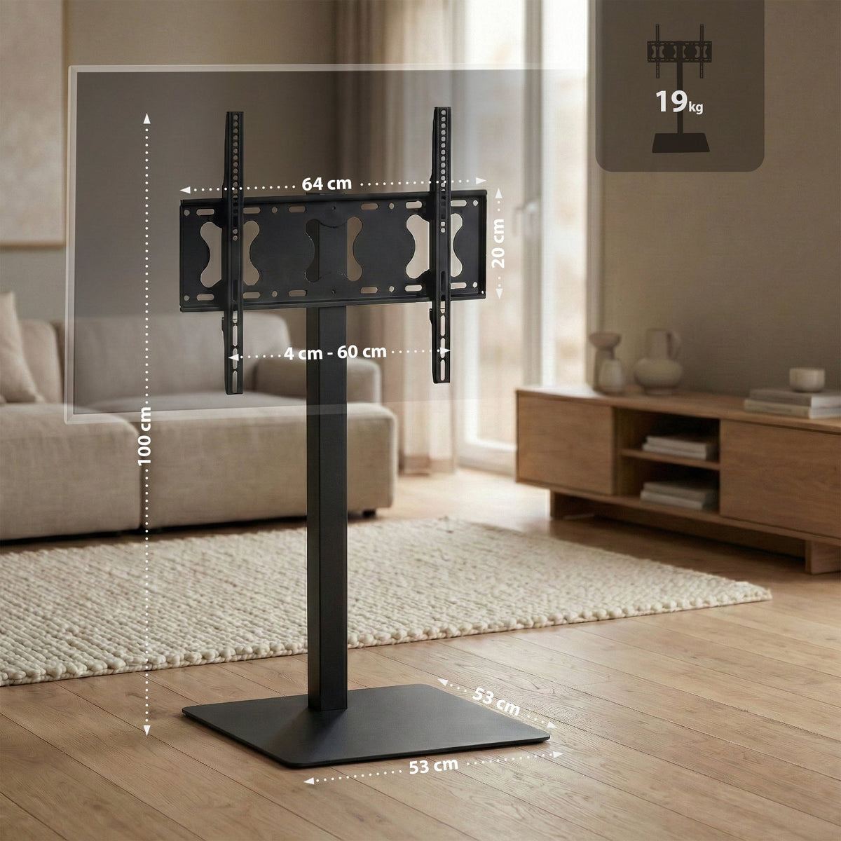 TV Ständer eckig – Ansicht 9