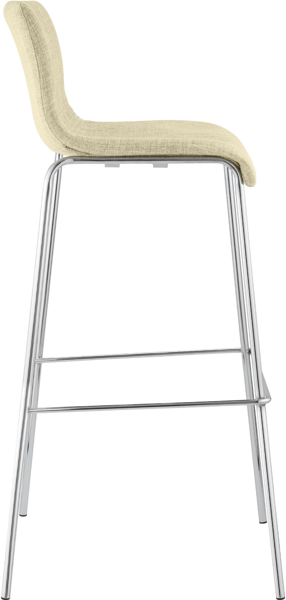 Barhocker Hoover Stoff 4-Fuß Gestell Chrom – Ansicht 19