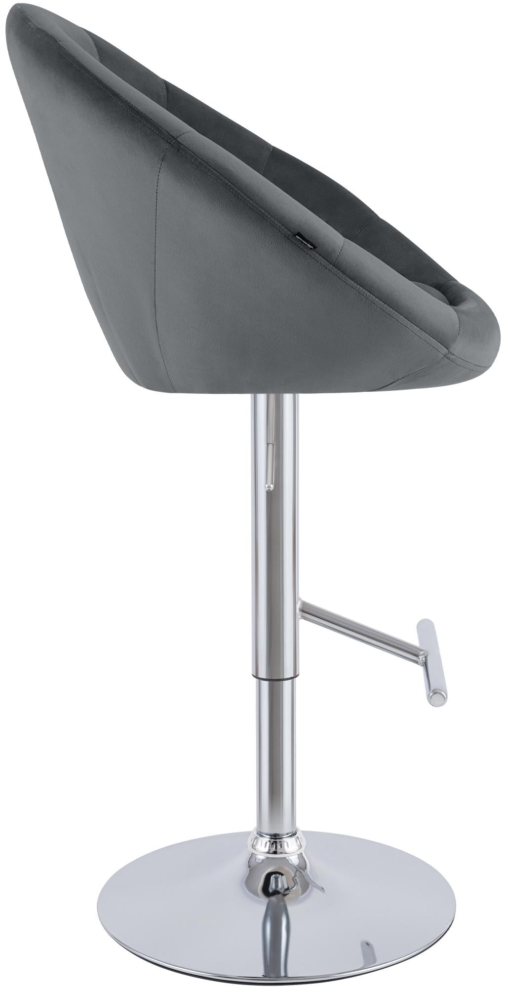 Barhocker London Samt chrom – Ansicht 5