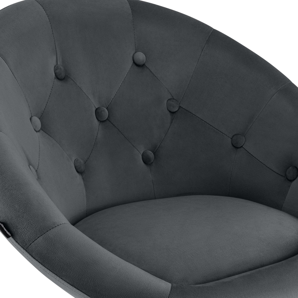 Barhocker London Samt chrom – Ansicht 7