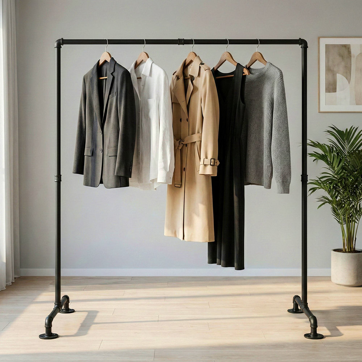 Kleiderständer Jersey 55x150x150 – Ansicht 4