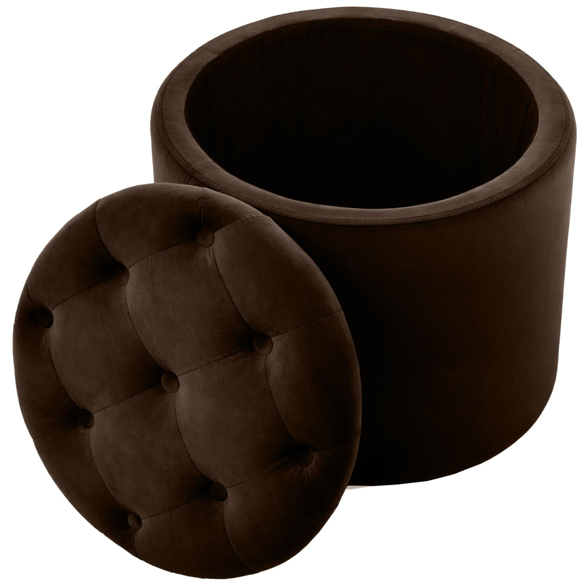 Sitzhocker Pantin Samt – Ansicht 4