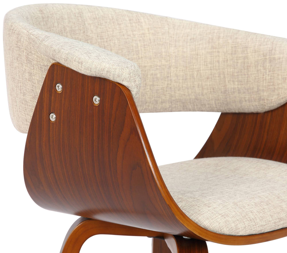 Stuhl Bruce Stoff walnuss – Ansicht 14