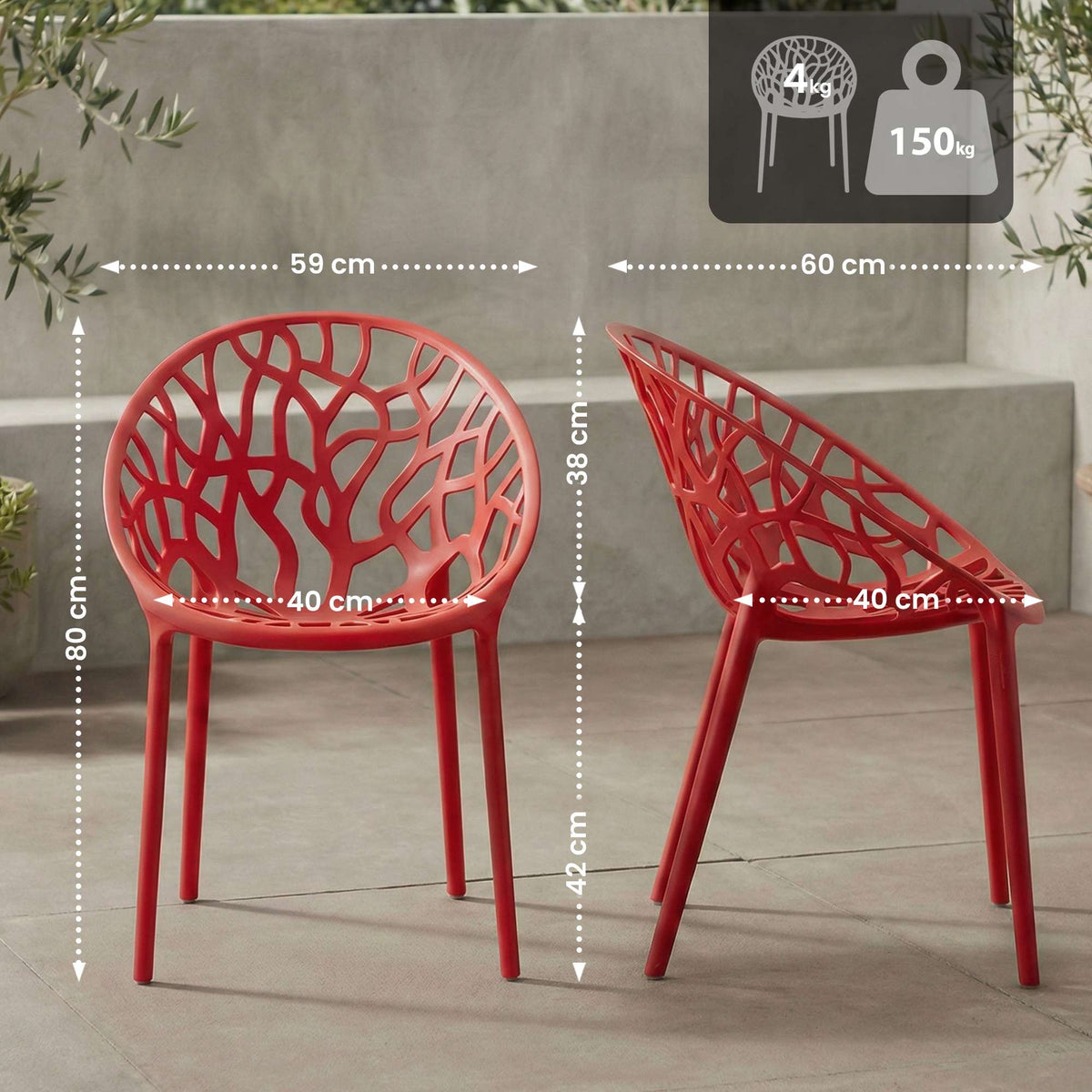 4er Set Stuhl Hope – Ansicht 16