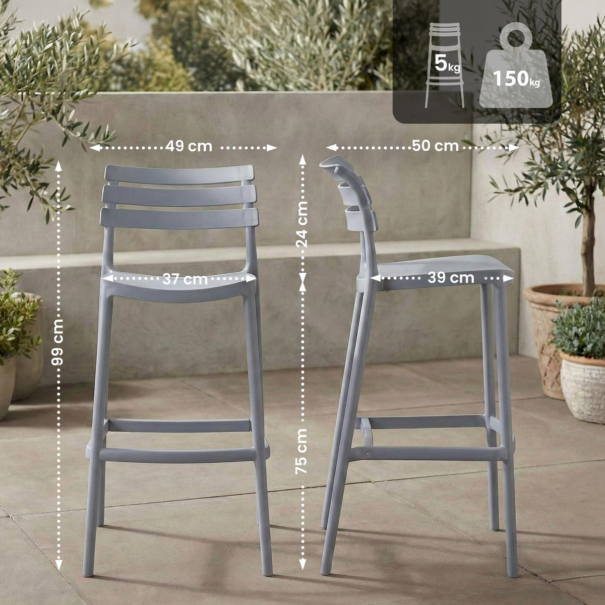 Barhocker Rafan – Ansicht 16