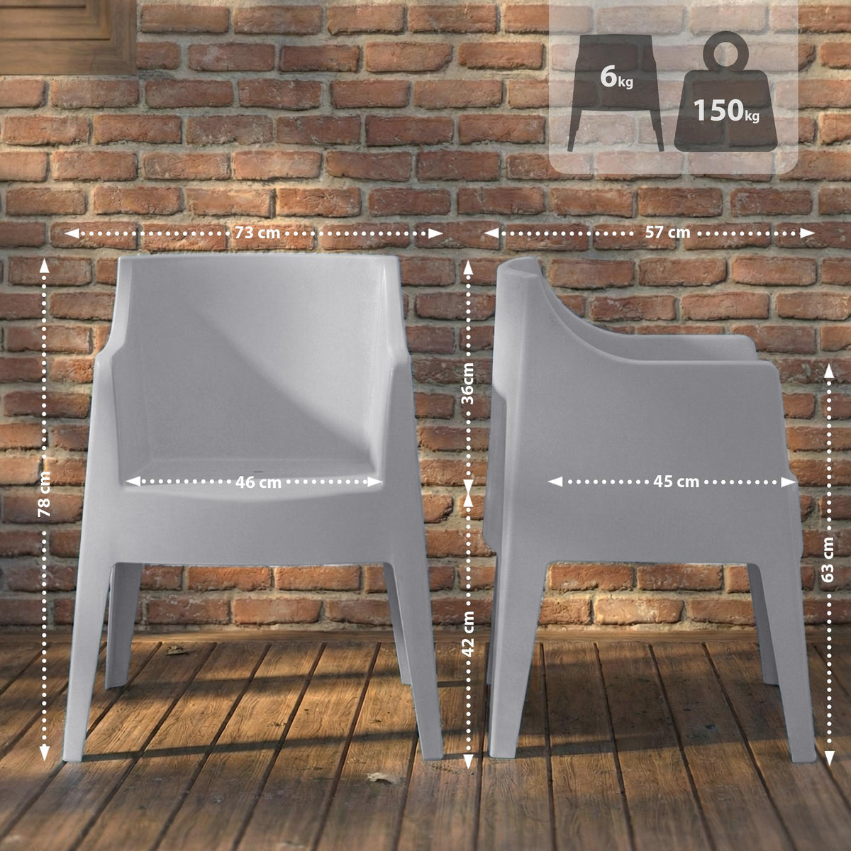 4er Set Stühle Bartal – Ansicht 16