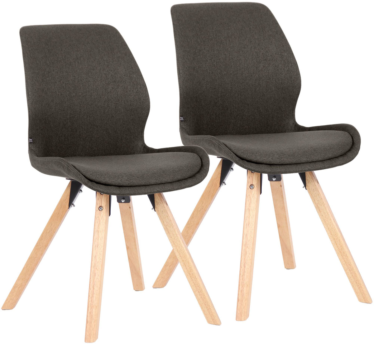 2er Set Stuhl Luna Stoff – Ansicht 8
