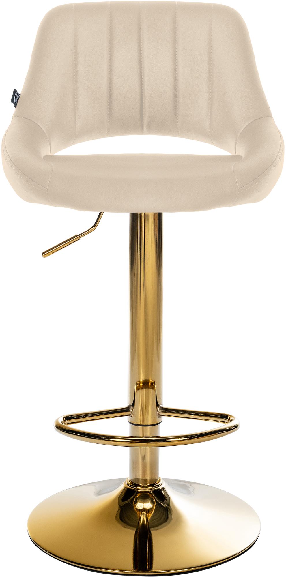 Barhocker Milet Kunstleder gold – Ansicht 4