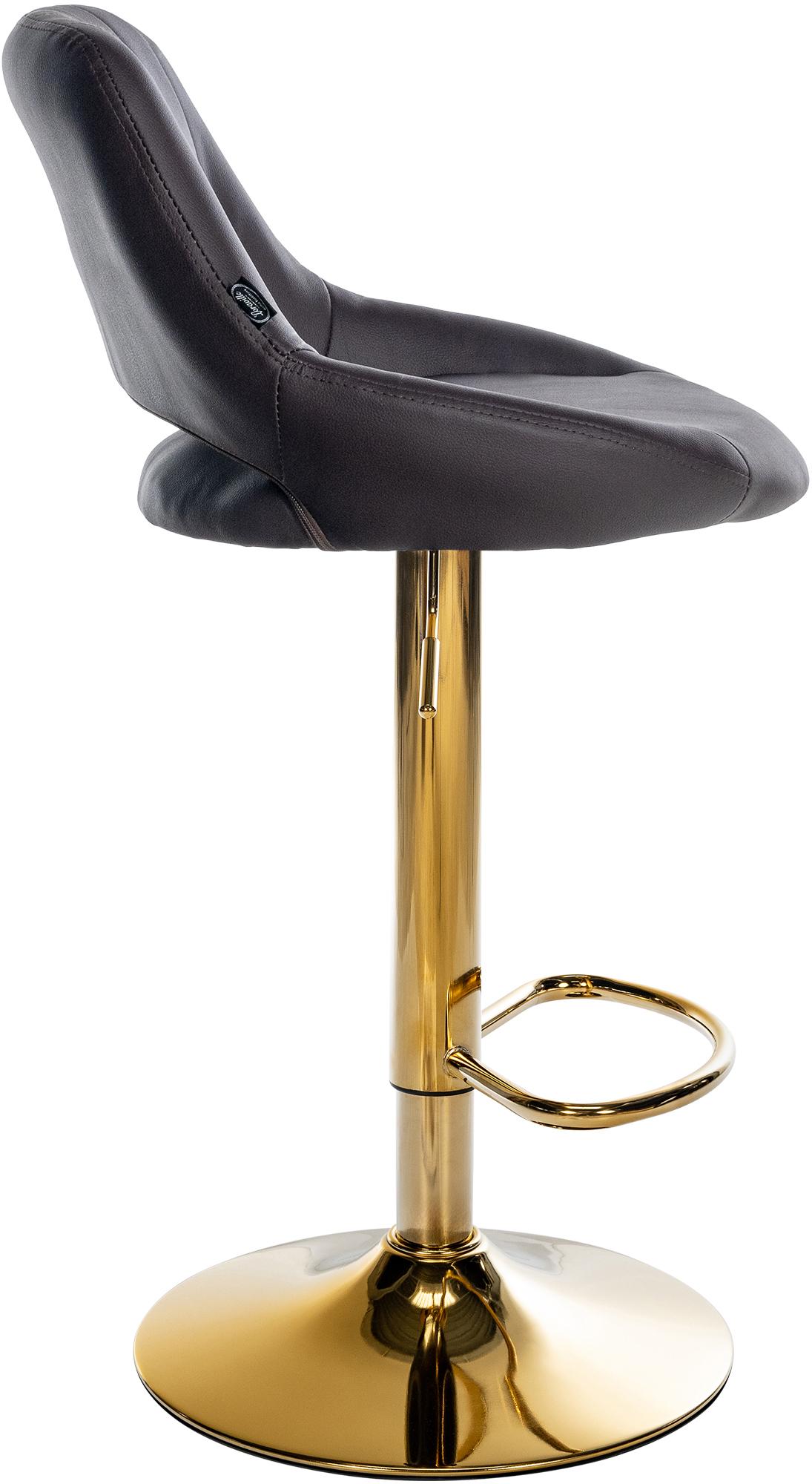 Barhocker Milet Kunstleder gold – Ansicht 12