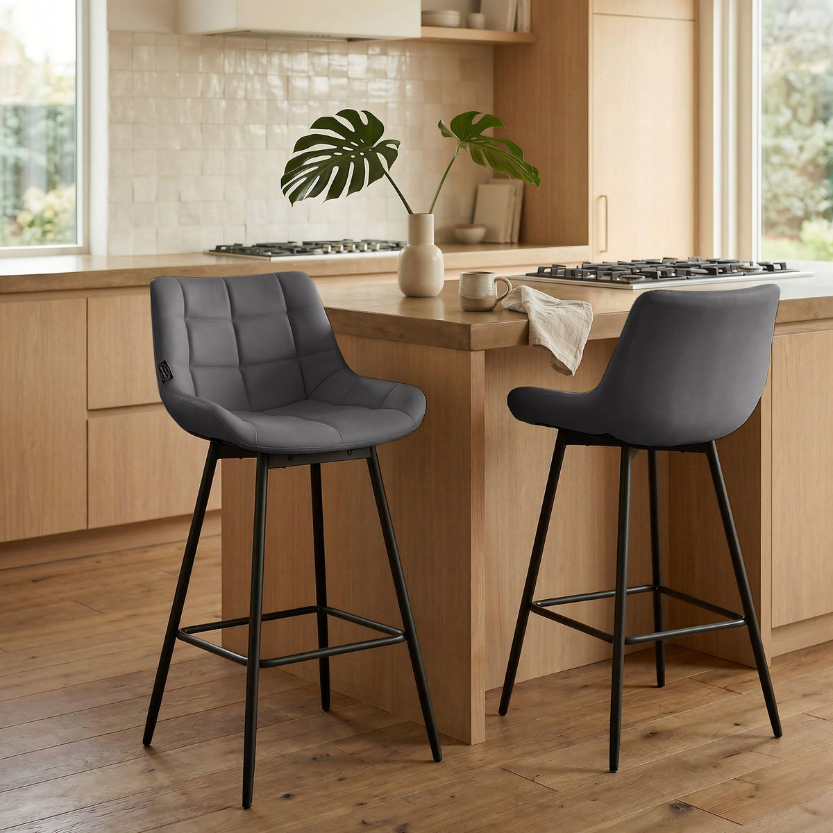 Barhocker Weston Schwenkbar Kunstleder – Ansicht 3