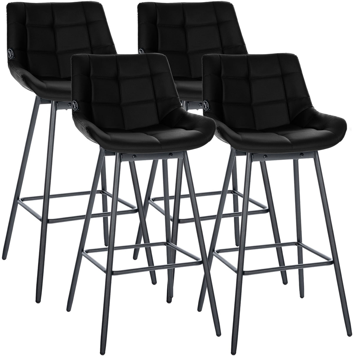 4er Set Barhocker Weston Schwenkbar Kunstleder – Ansicht 15