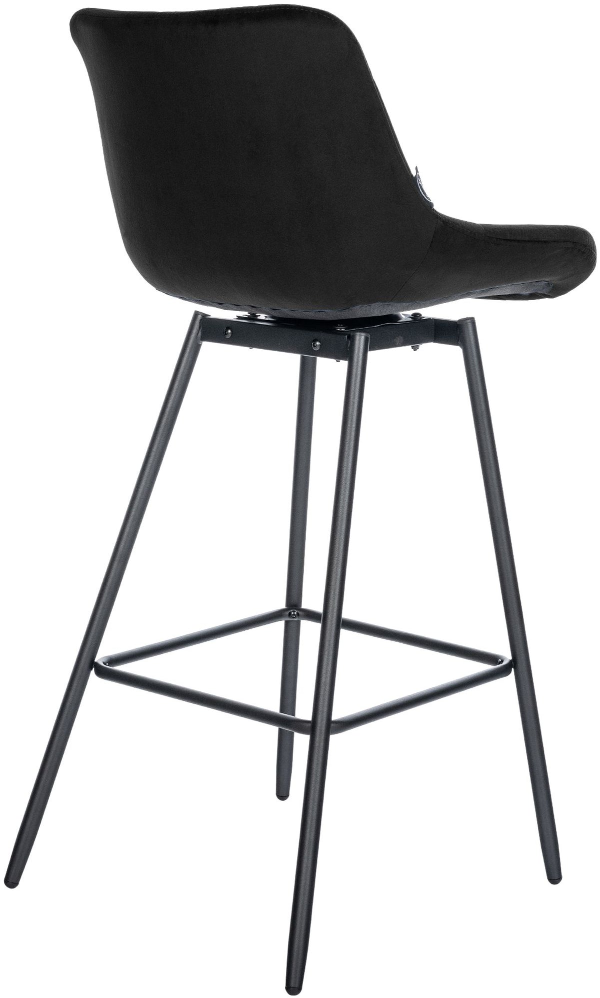 4er Set Barhocker Weston Schwenkbar Samt – Ansicht 13