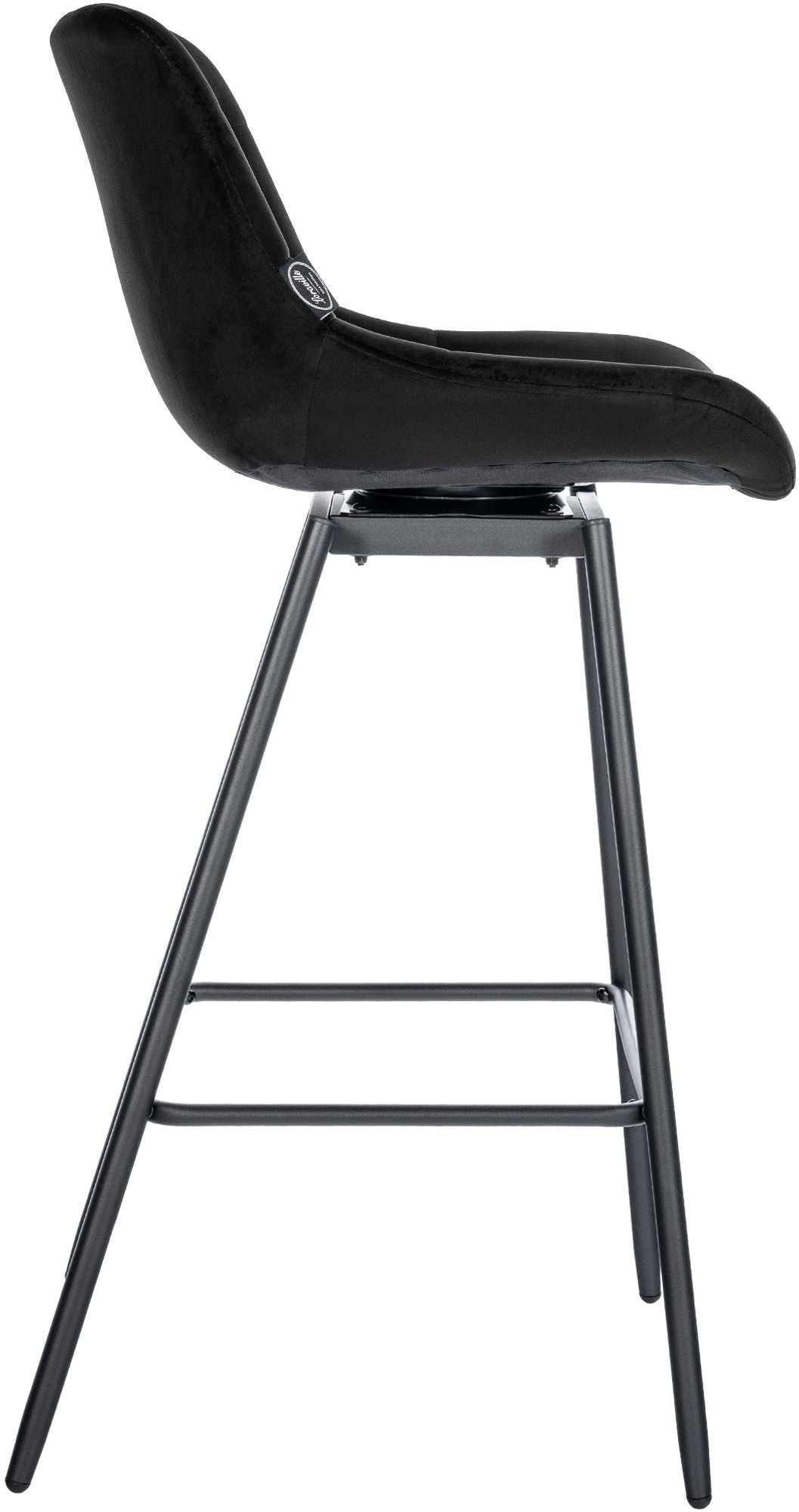 4er Set Barhocker Weston Schwenkbar Samt – Ansicht 12