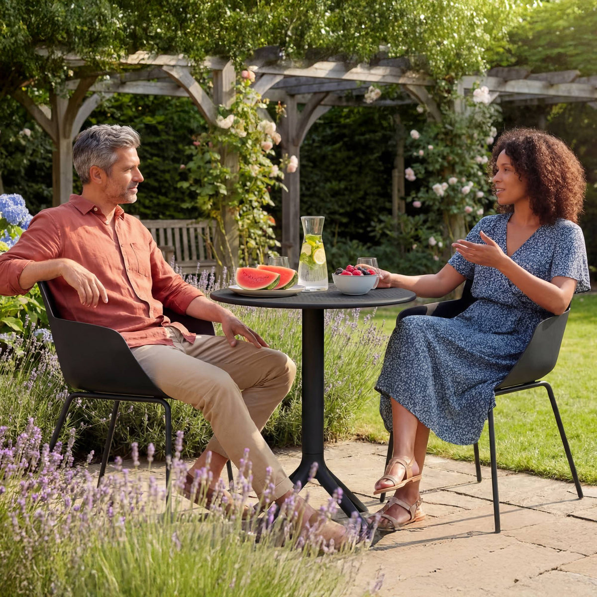 Gartenmöbel-Set Siora mit 2 Stühlen – Ansicht 10