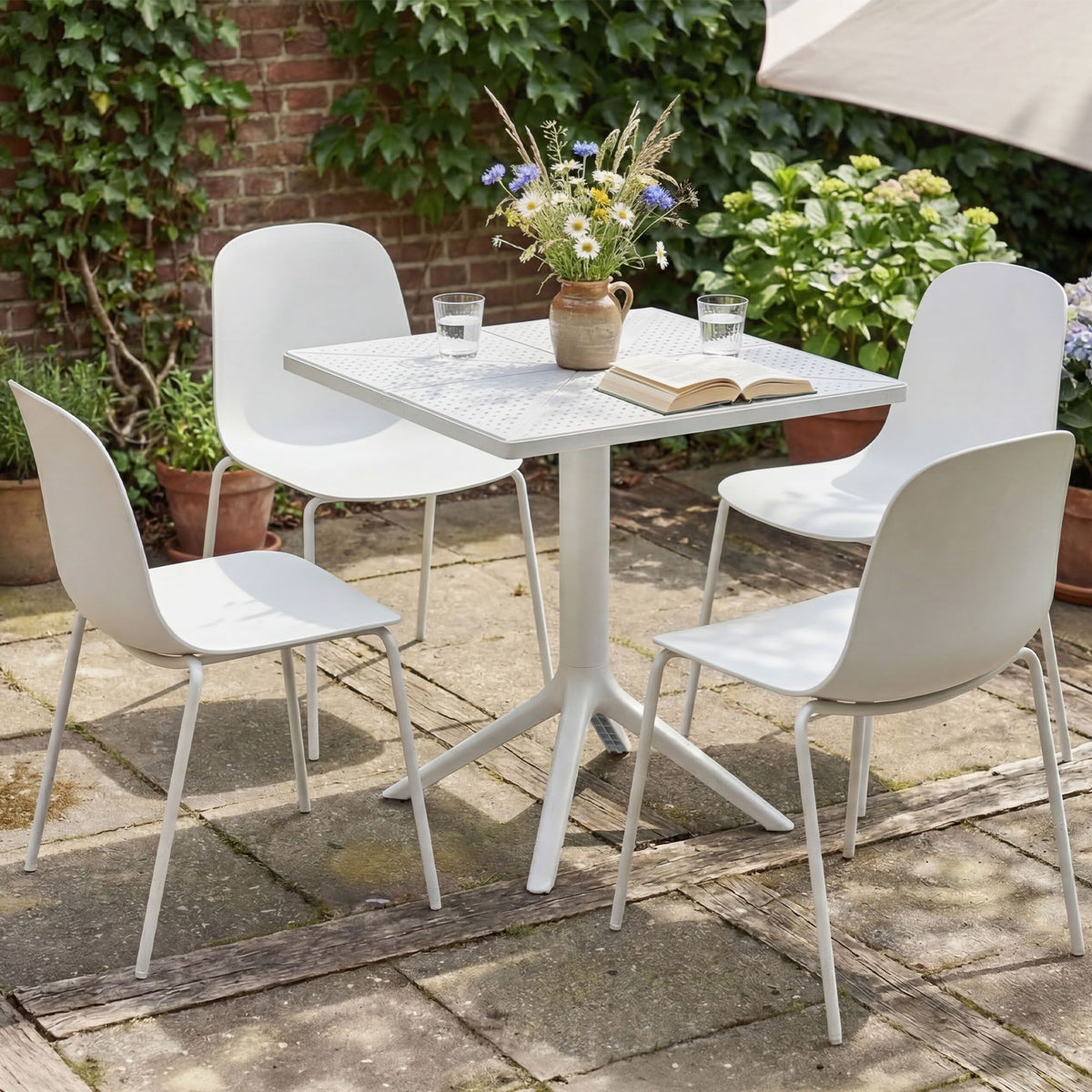 Gartenmöbel-Set Nerra mit 4 Stühlen – Ansicht 4