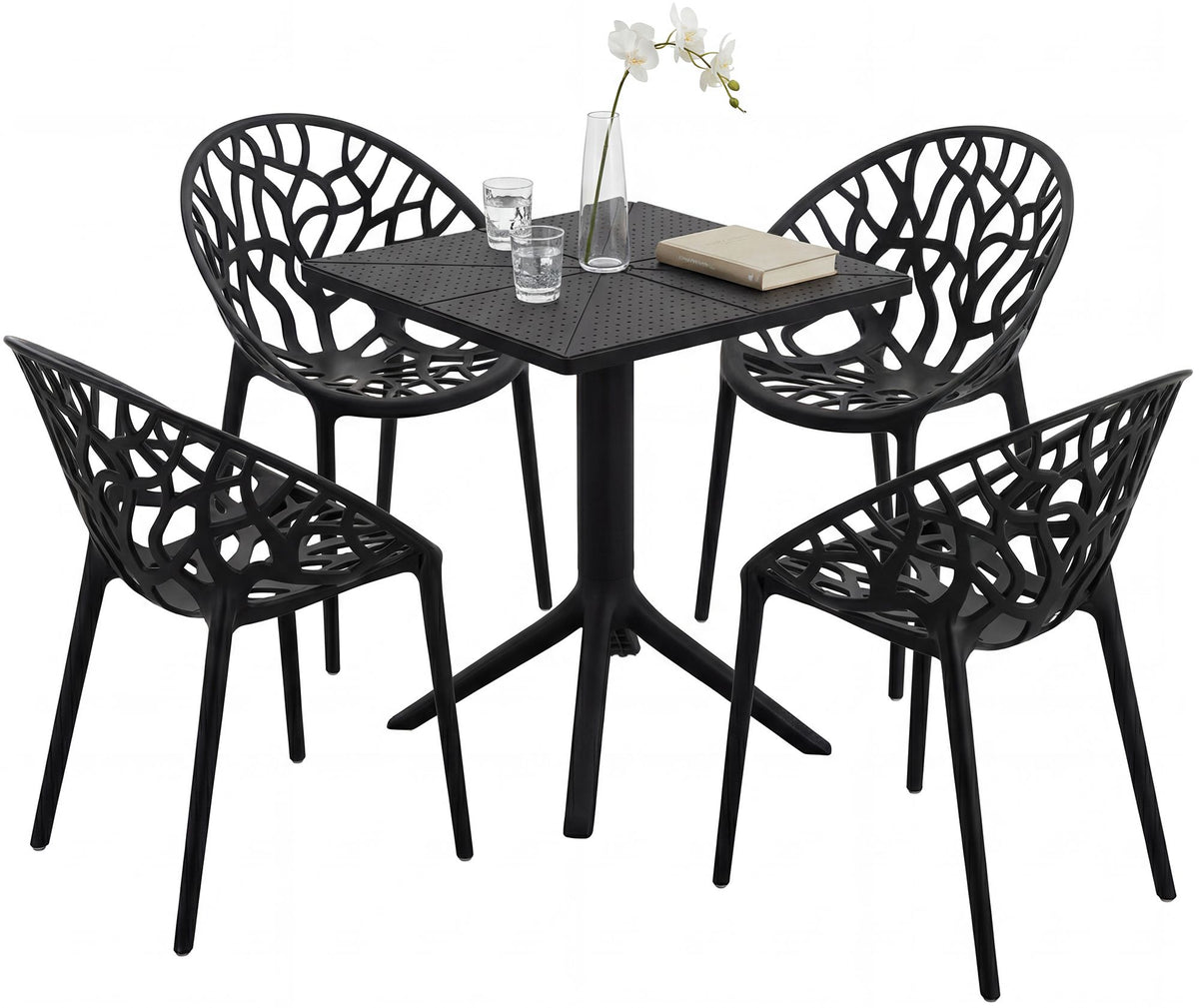 Gartenmöbel-Set Neriva mit 4 Stühlen – Ansicht 8