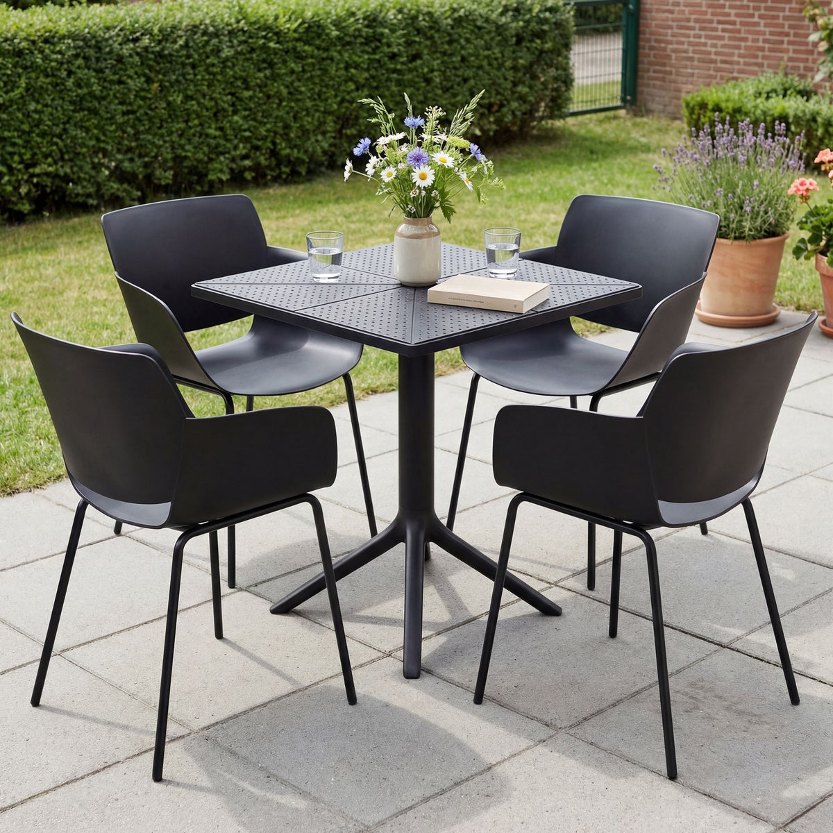 Gartenmöbel-Set Norva mit 4 Stühlen – Ansicht 10