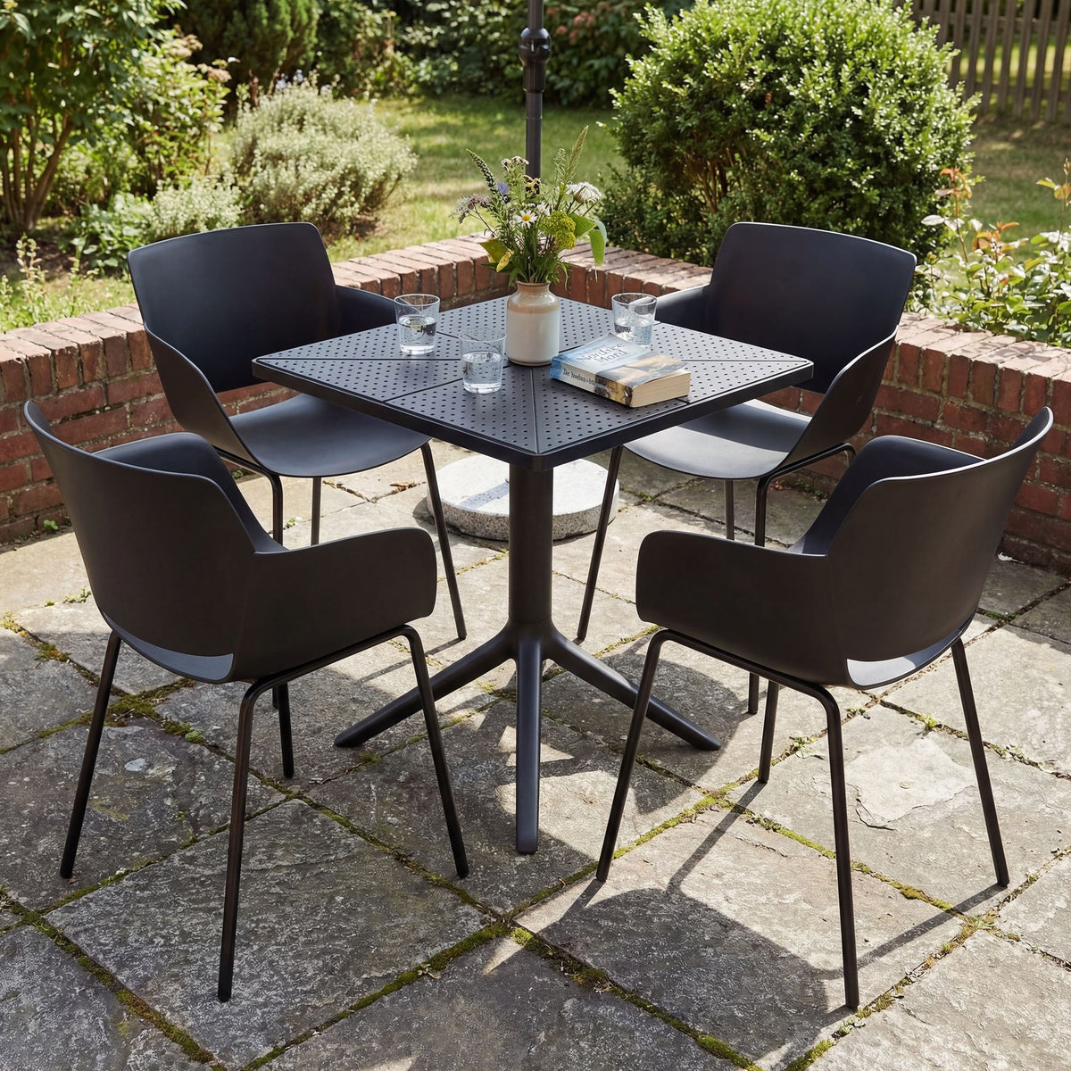Gartenmöbel-Set Norva mit 4 Stühlen – Ansicht 9