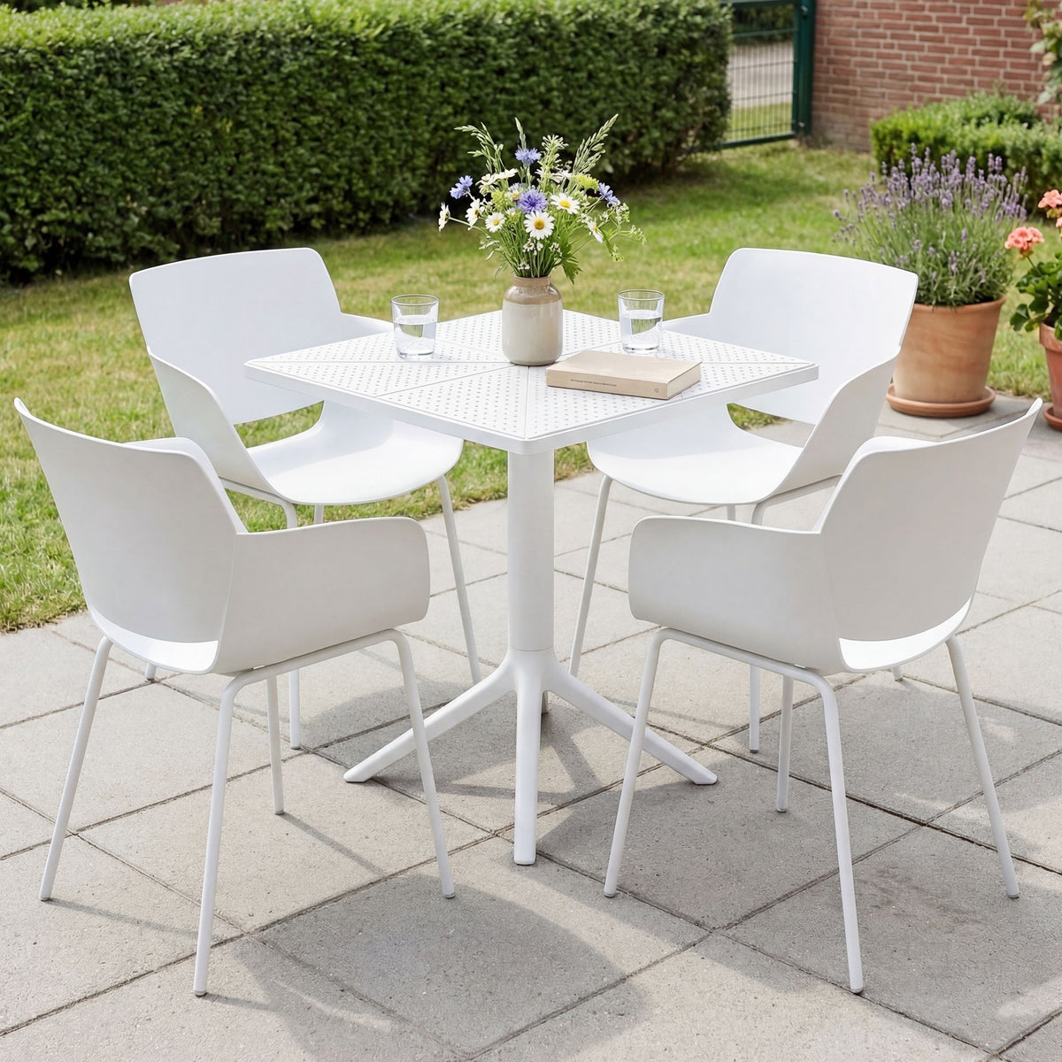 Gartenmöbel-Set Norva mit 4 Stühlen – Ansicht 3