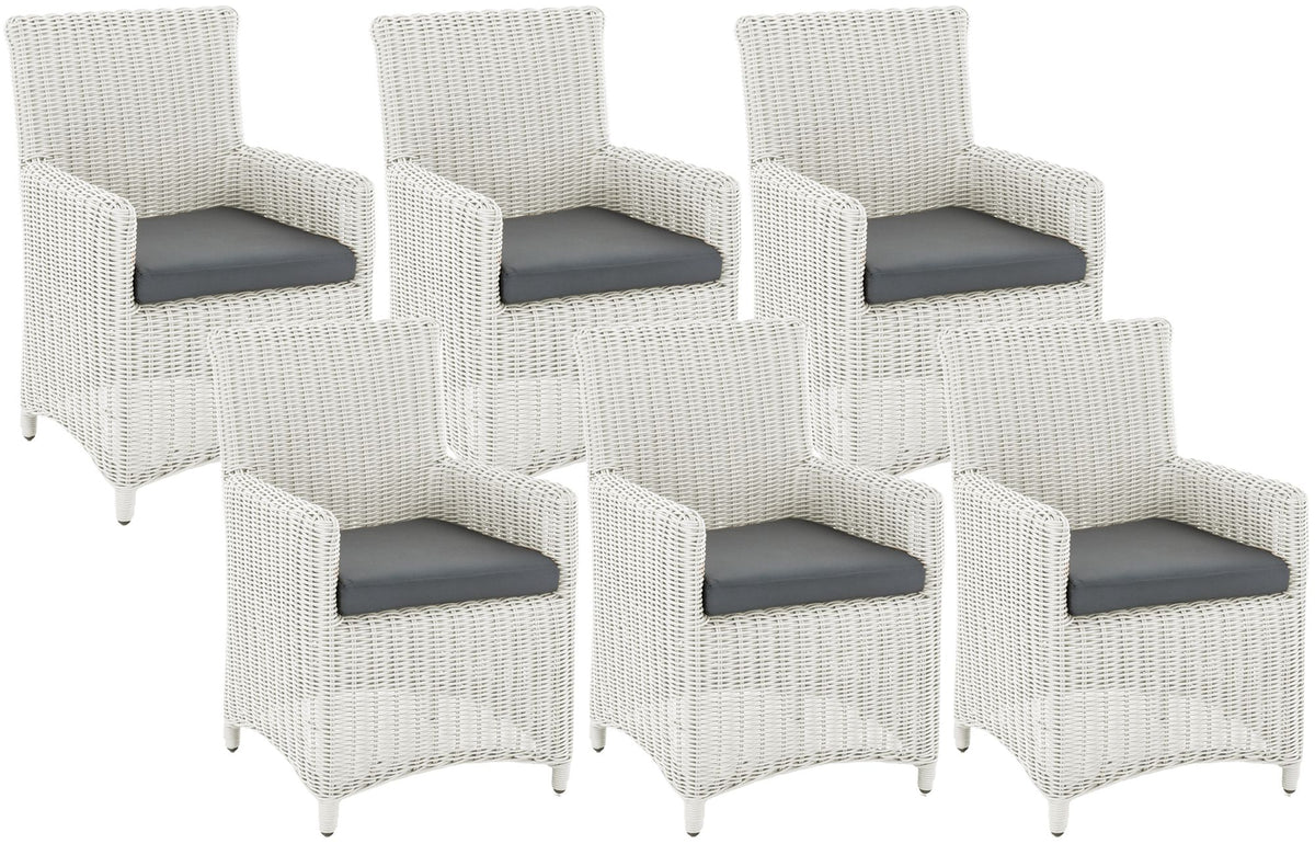 6er Set Stuhl Fontana / Sankt Marlo Eisengrau 5mm – Ansicht 19