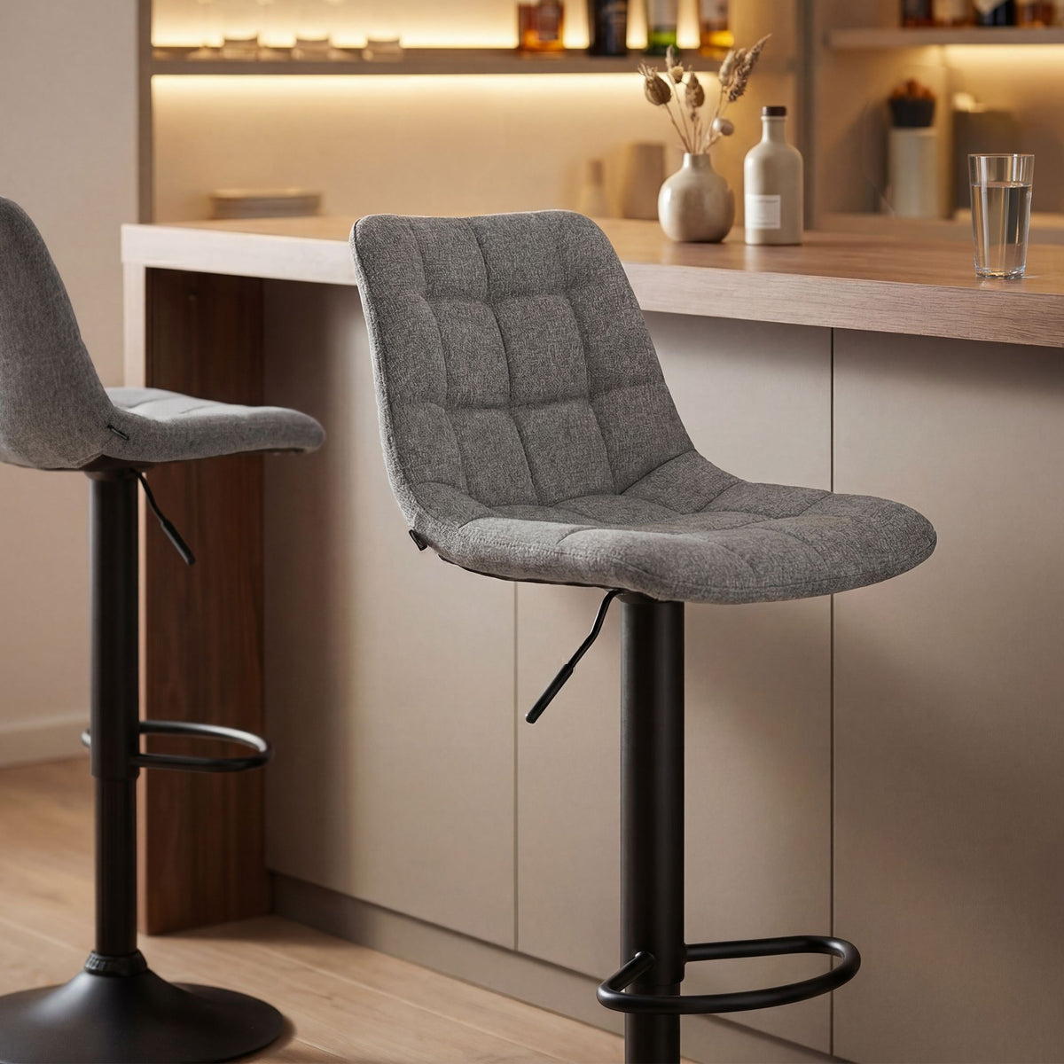 2er Set Barhocker Mapun Stoff – Ansicht 17