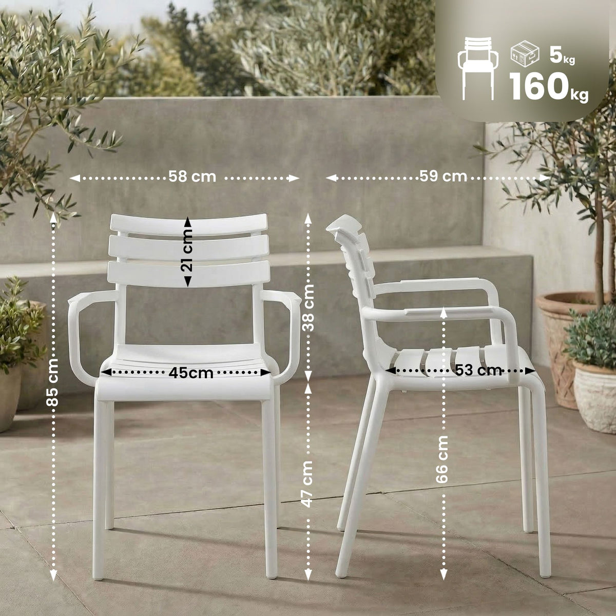 4er Set Stühle Paris – Ansicht 2