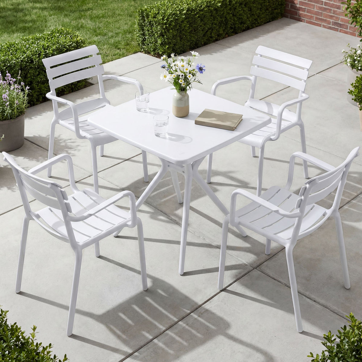 Gartenmöbel-Set Avena mit 4 Stühlen – Ansicht 11