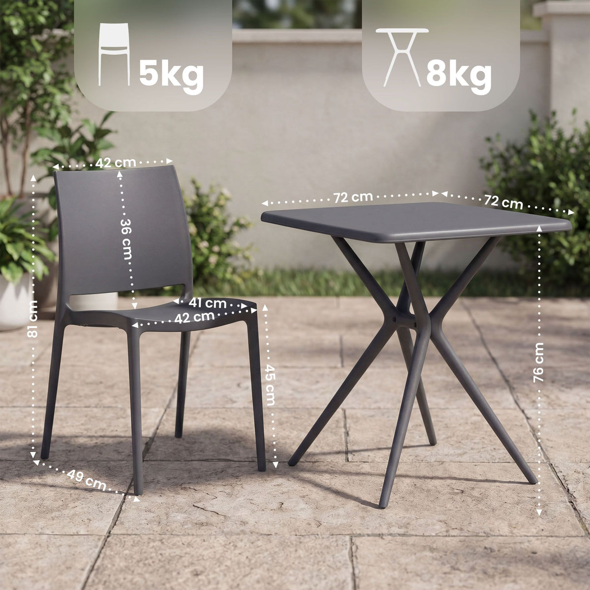 Gartenmöbel-Set Amino mit 2 Stühlen – Ansicht 16